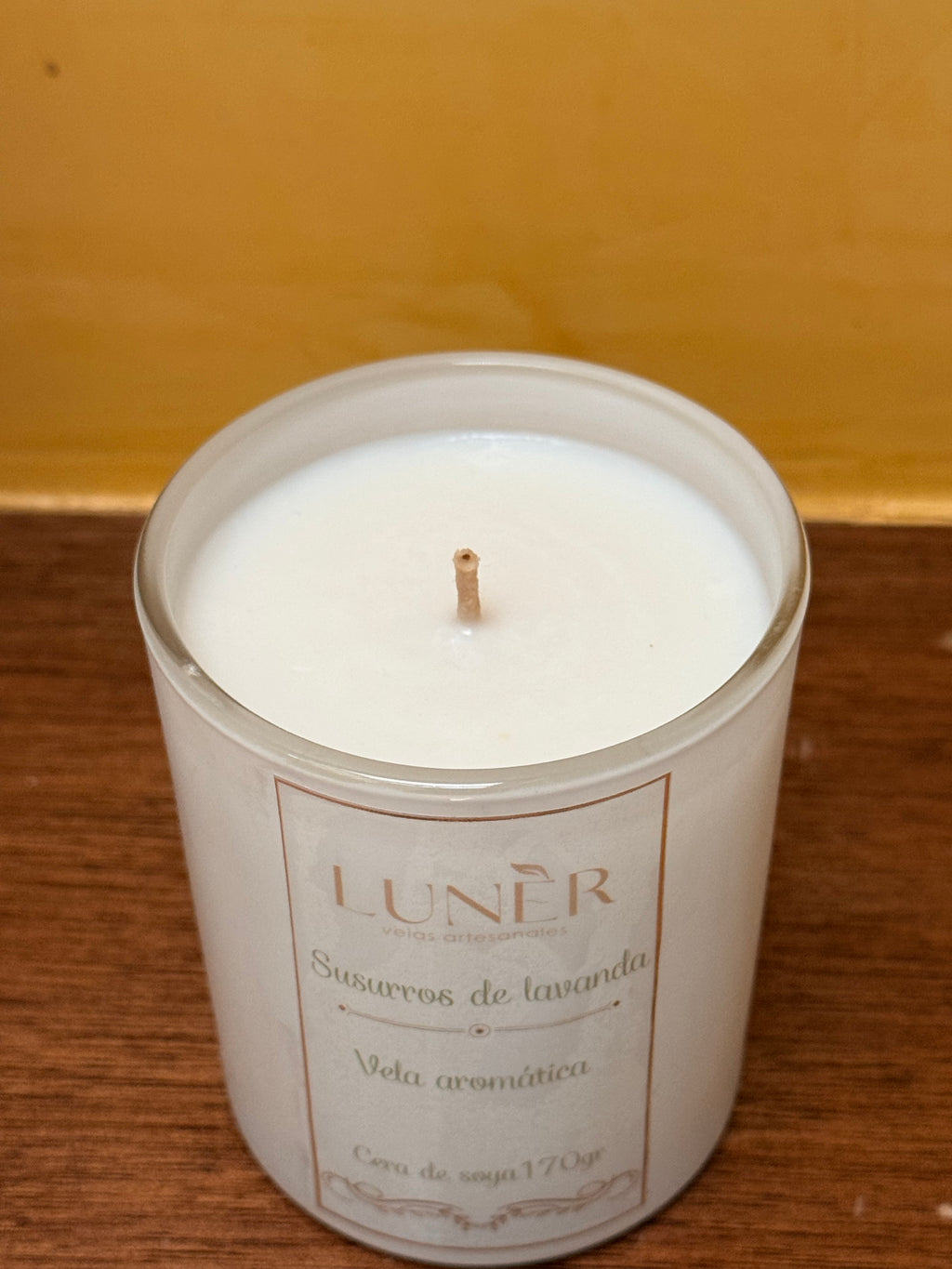 Vela aromática: 170gr de susurros de lavanda