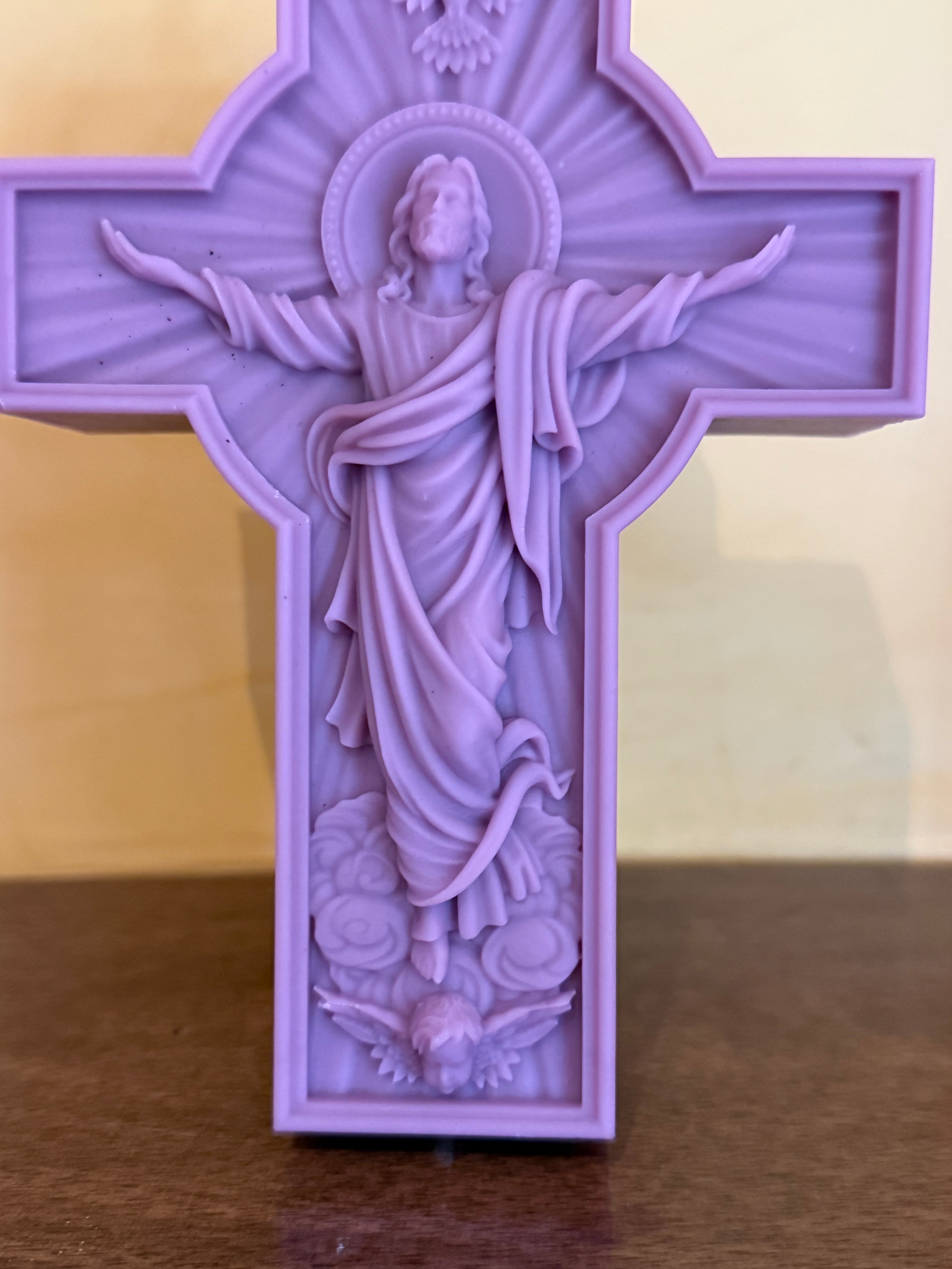Vela Decorativa Cruz de Jésus - Aroma a Rosa