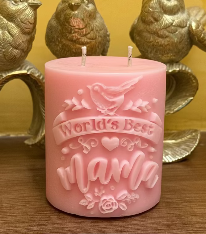 Vela Especial con Amor - "Eres la Mejor Mamá del Mundo"